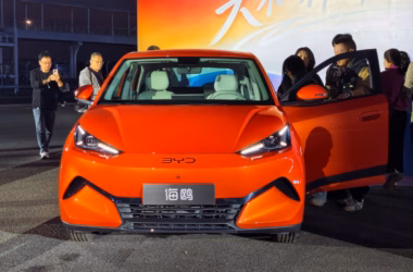 BYD Seagull drugiej generacji podczas premiery w Chinach